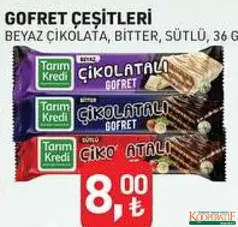 TARIM KREDİ GOFRET ÇEŞİTLERİ 36 G